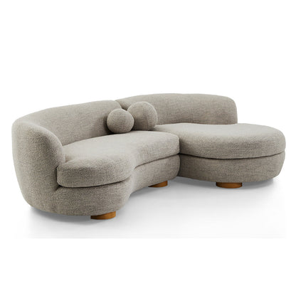Kensington Indoor Boucle Corner Lounge Sofa