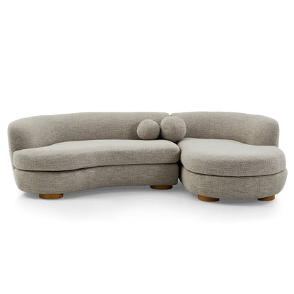 Kensington Indoor Boucle Corner Lounge Sofa