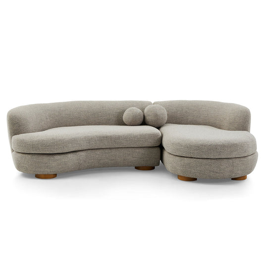 Kensington Indoor Boucle Corner Lounge Sofa