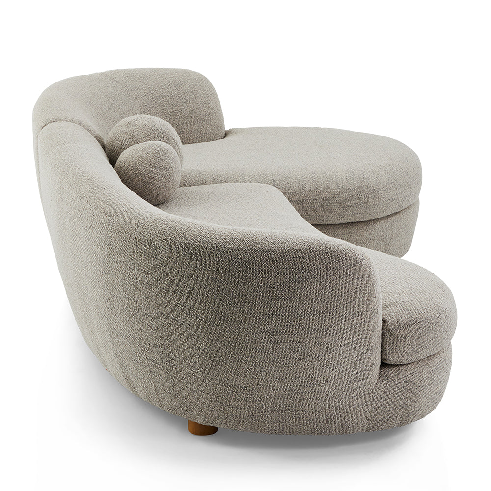 Kensington Indoor Boucle Corner Lounge Sofa