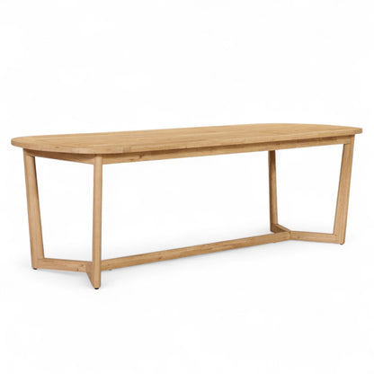 Kingscliff 8 Seater Rectangle Indoor Timber Dining Table And Chairs Setting