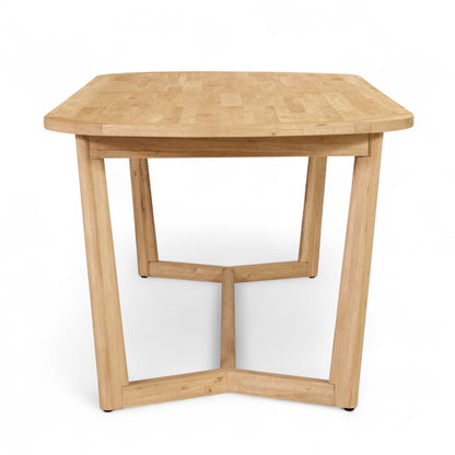 Kingscliff 8 Seater Rectangle Indoor Timber Dining Table And Chairs Setting