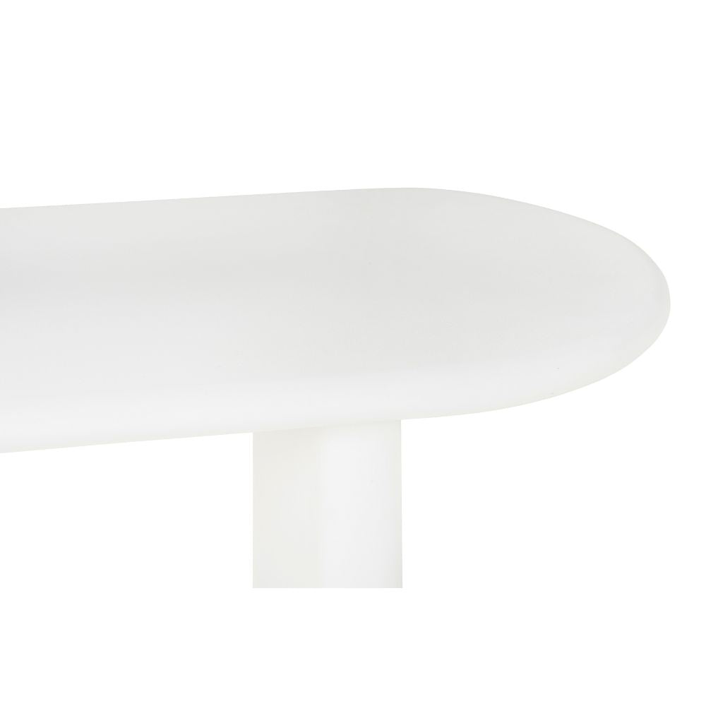 Moreton Indoor 1.6m Concrete Plaster Bench Seat