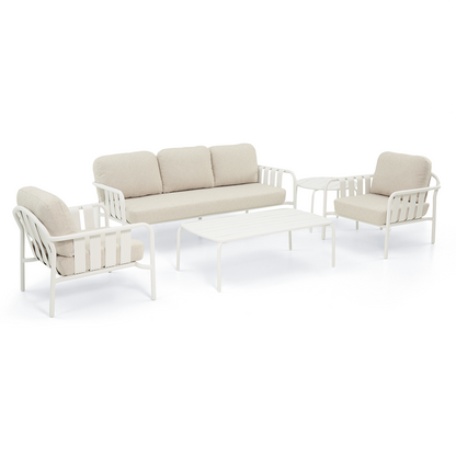 Mornington Outdoor 3+1+1 Lounge Setting with Coffee table and Side table