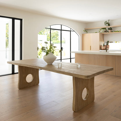 Norah Indoor 2.7m Timber Dining Setting with Benches