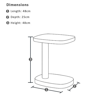 Norfolk Outdoor Aluminium Single Sun Lounge Set with Side Table