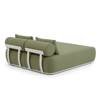 Norfolk Outdoor Aluminium Double Sun Lounge Daybed