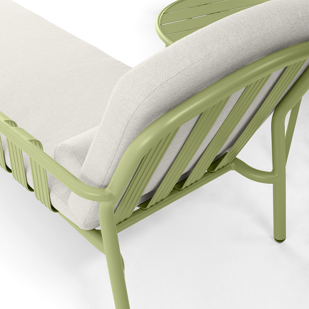 Mornington Outdoor Aluminium Sun Lounge Set with Side Table