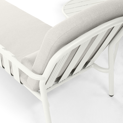 Mornington Outdoor Aluminium Sun Lounge Set with Side Table