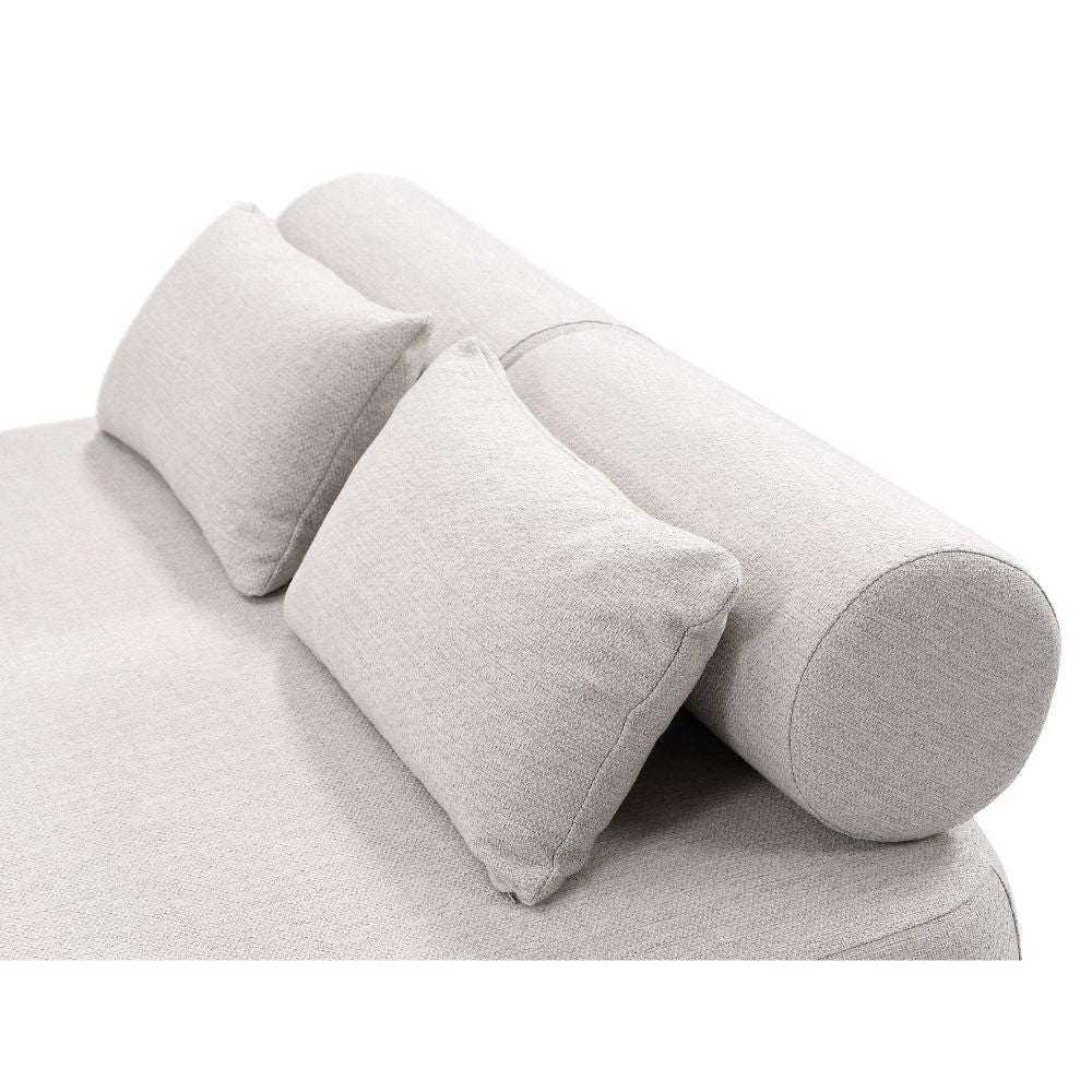 Norfolk Outdoor Aluminium Double Sun Lounge Daybed with Side Table