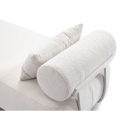 Norfolk Outdoor Aluminium Single Sun Lounge