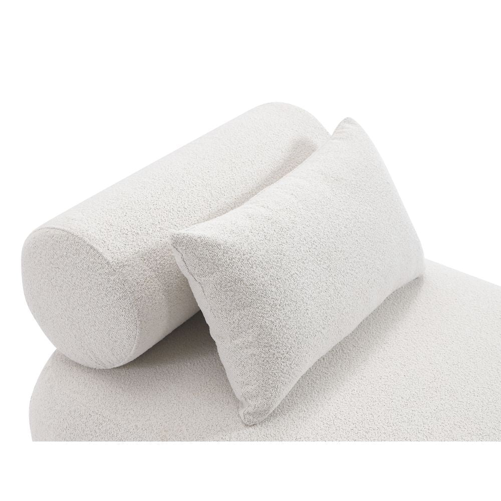 Norfolk Outdoor Aluminium Single Sun Lounge With Side Table