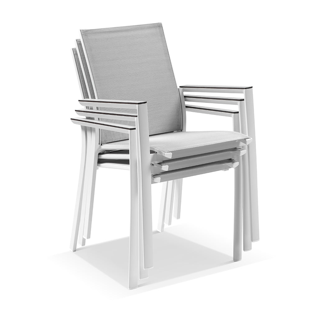 Patonga Outdoor Aluminium Sling Back Dining Chair