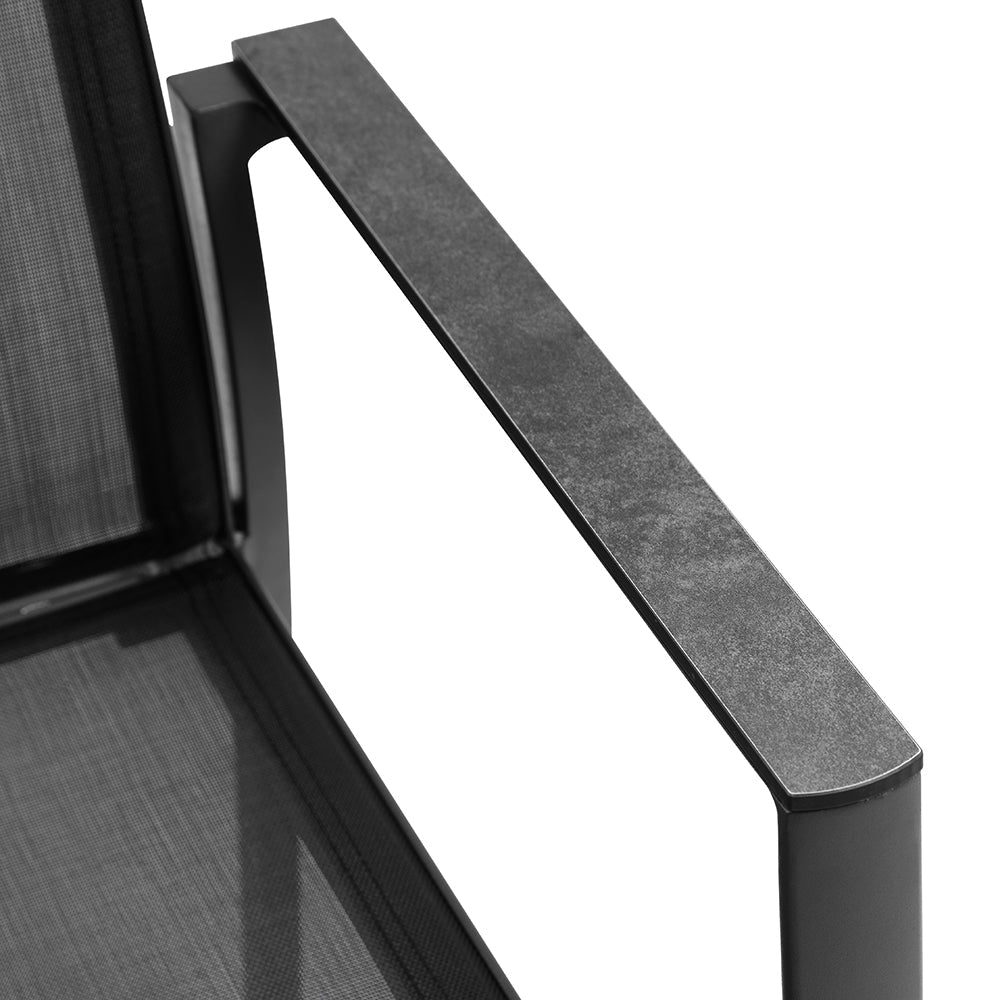 Patonga Outdoor Aluminium Sling Back Dining Chair