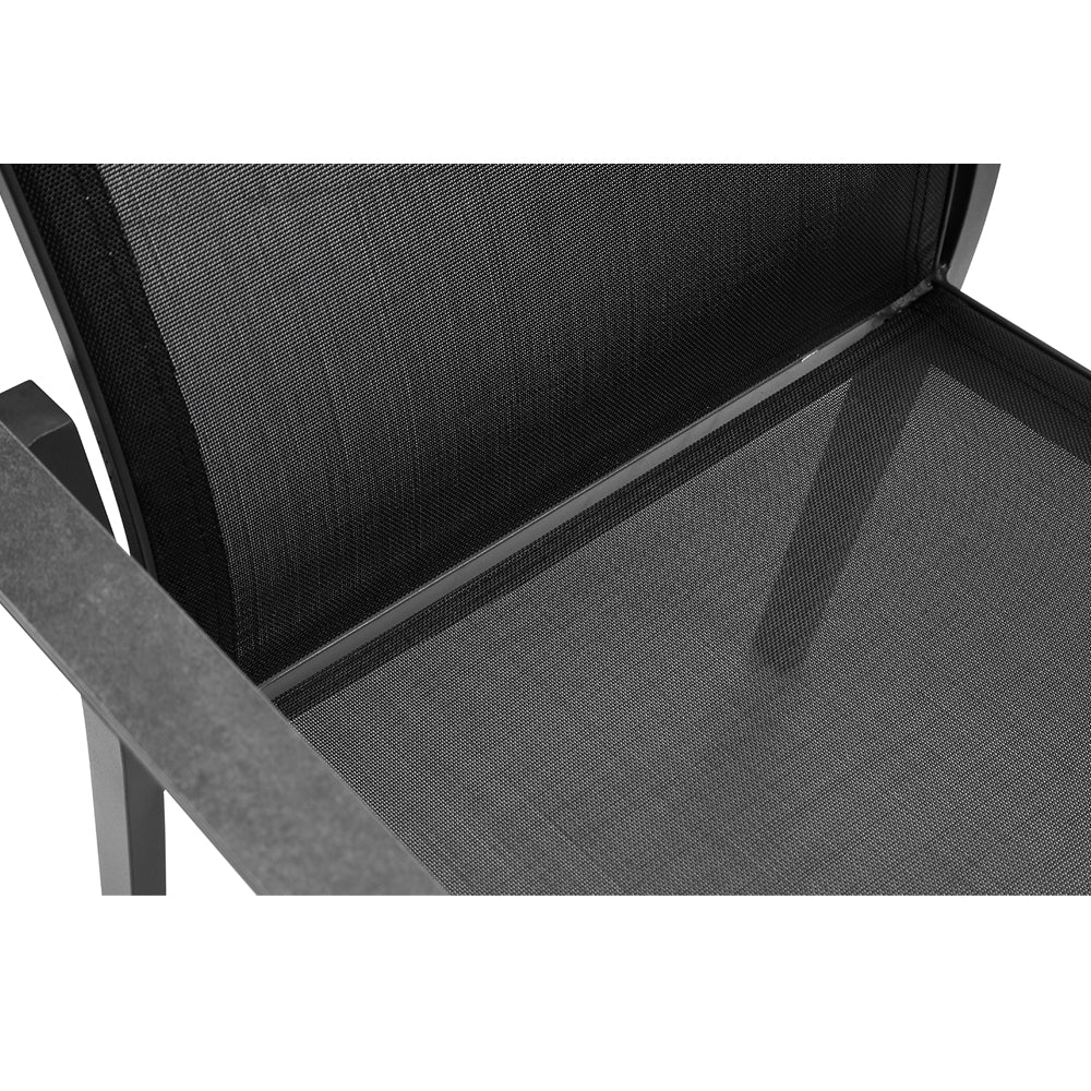 Patonga Outdoor Aluminium Sling Back Dining Chair