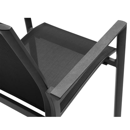 Patonga Outdoor Aluminium Sling Back Dining Chair