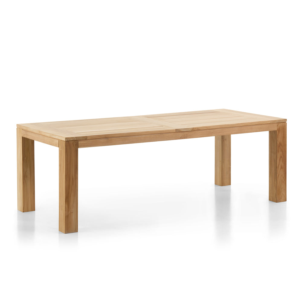 Pearl Outdoor 2.3m Teak Timber Dining Table