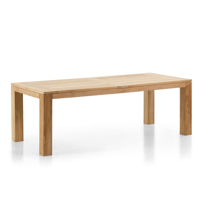 Pearl Outdoor 2.3m Teak Timber Dining Table