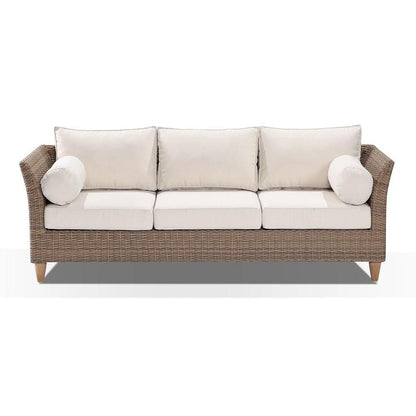 Carolina 3+2+1 Outdoor Wicker Lounge Setting with coffee table