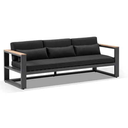 Balmoral 3+2+1 Seater Outdoor Aluminium and Teak Lounge Setting