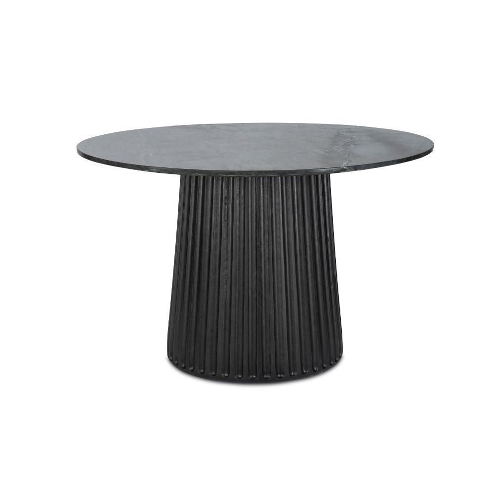 Glenelg Indoor 1.2m Round Marble Top Dining Table