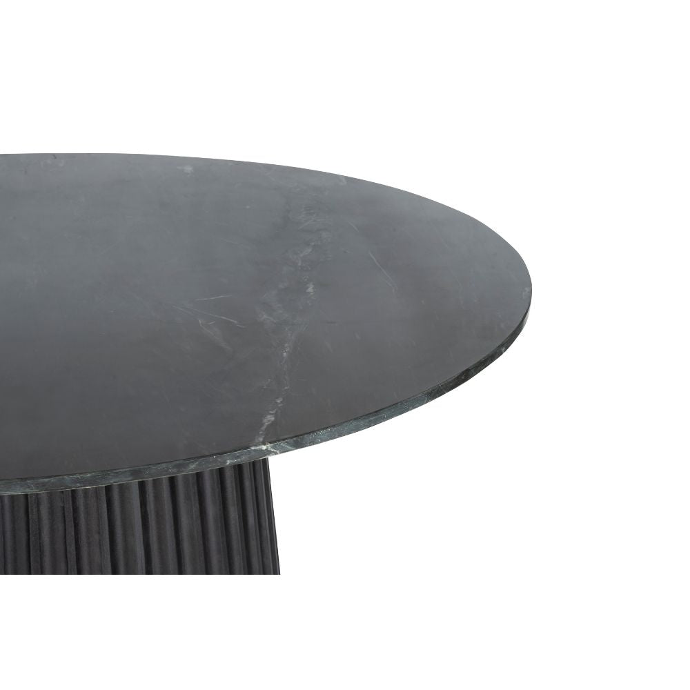 Glenelg Indoor 1.2m Round Marble Top Dining Table