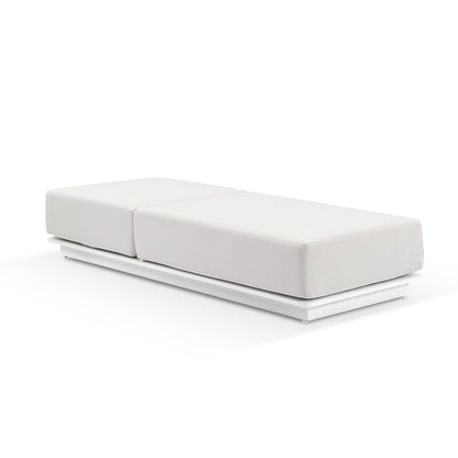 Whitehaven Outdoor Aluminium Single Sun lounge Set in Sunbrella