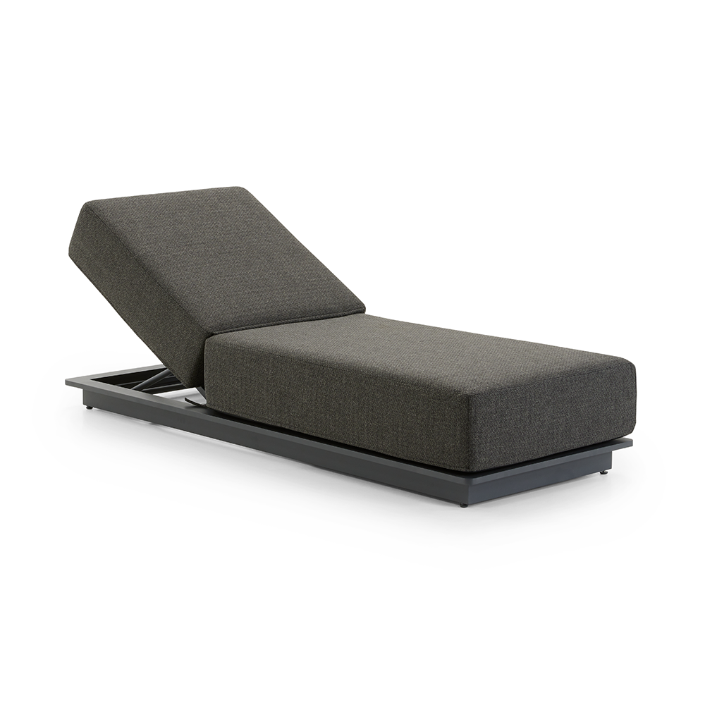 Whitehaven Outdoor Aluminium Single Sun lounge