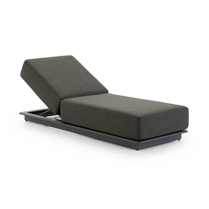 Whitehaven Outdoor Aluminium Single Sun lounge