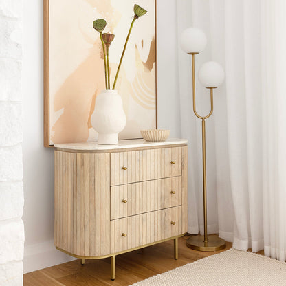 Abbotsbury Indoor Chest of Drawers with Marble Top