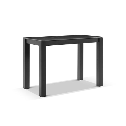Hugo Outdoor Ceramic 1.5m Rectangle Aluminium Bar Table