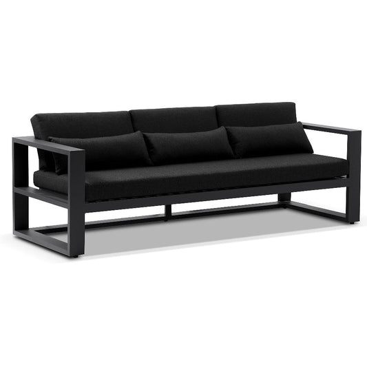 Santorini 3 Seater Outdoor Aluminium Lounge
