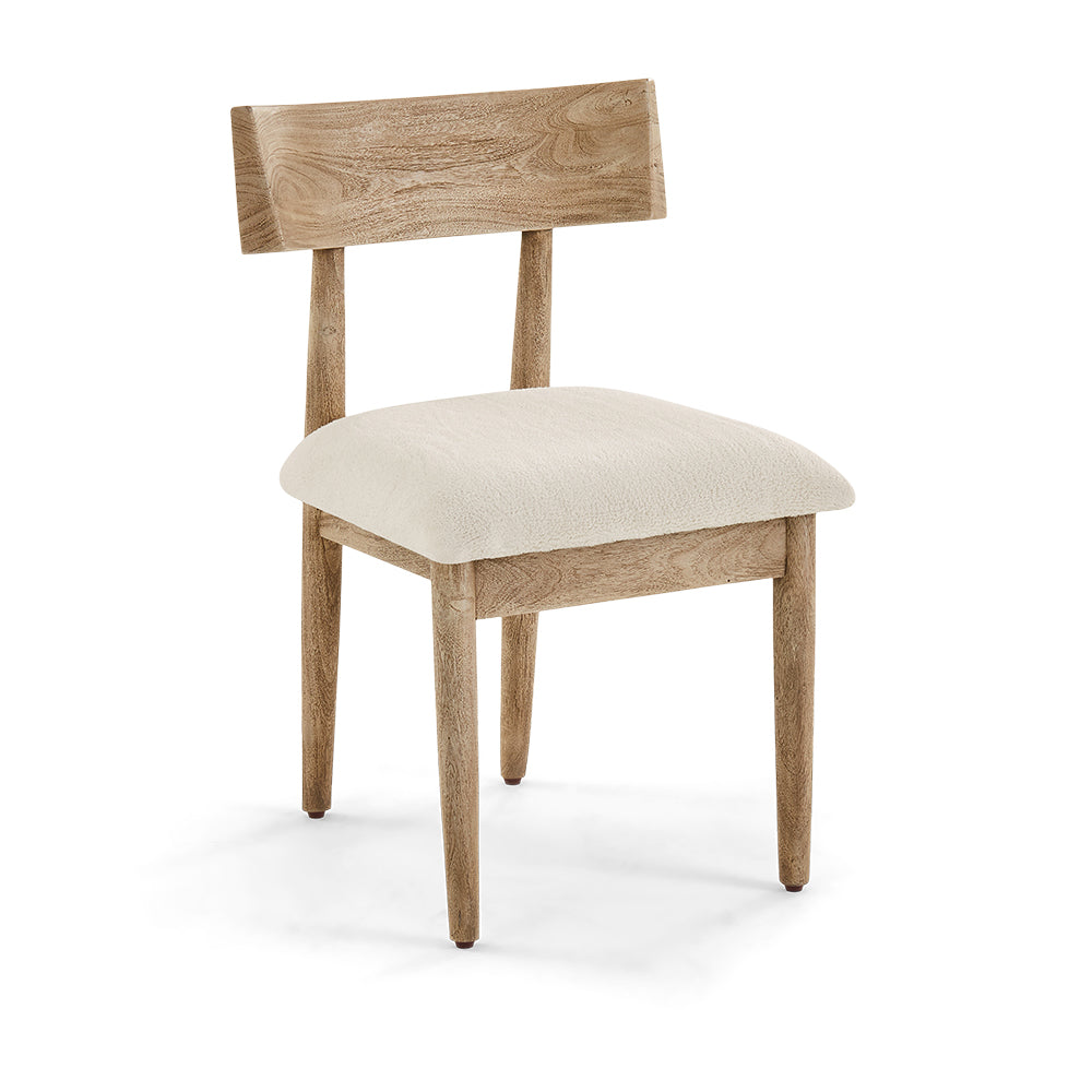 Albany Indoor Timber Dining Chair with Padded Seat Cushion