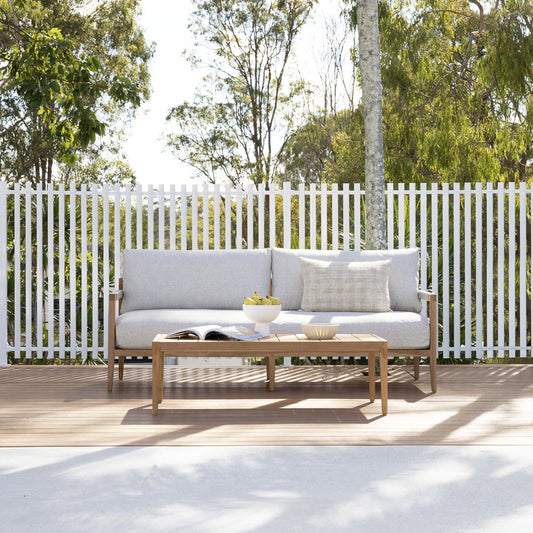 Allora 2.5 Seater Timber and Rope Lounge