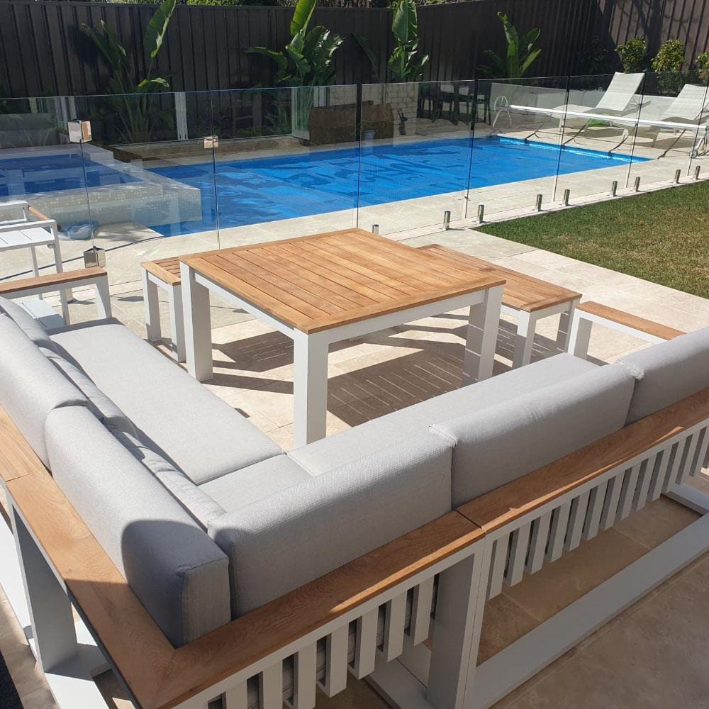Balmoral Outdoor Aluminium Lounge and Dining Setting