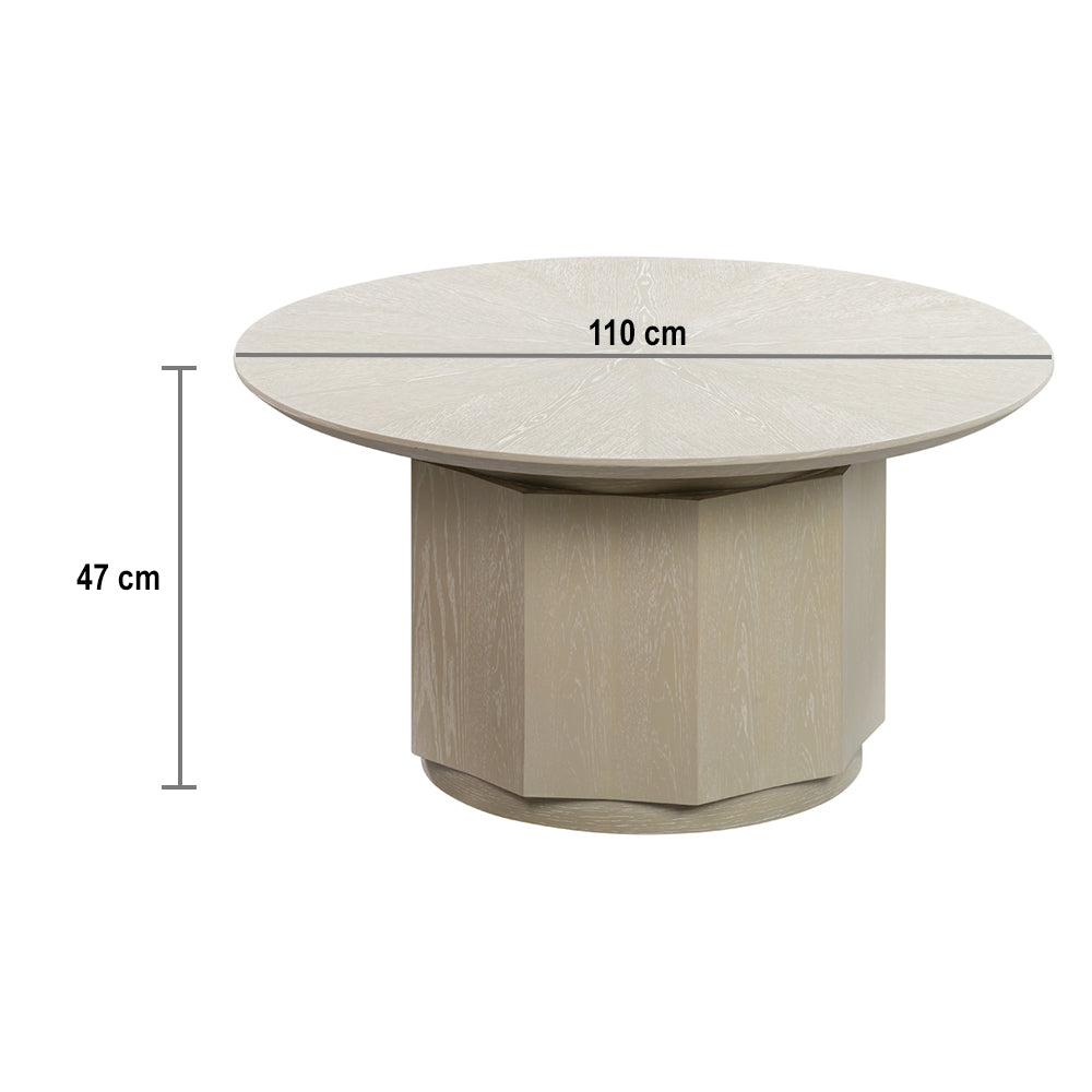 Berowra Indoor Timber Round Coffee Table