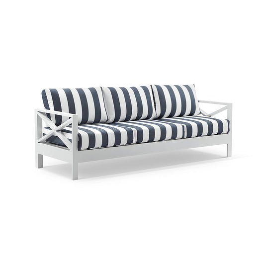 Kansas 3 seater Outdoor Aluminium Lounge