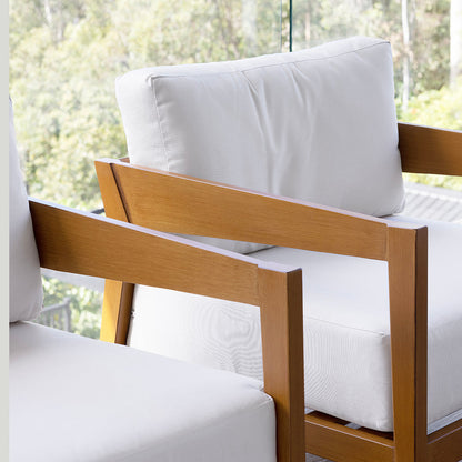 Bronte 3+2+1 Outdoor Aluminium with Sunbrella Lounge Setting with Coffee Table