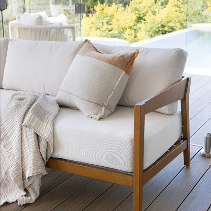 Bronte 3+2+1+1 Outdoor Aluminium Lounge with Sunbrella Setting with Coffee Table