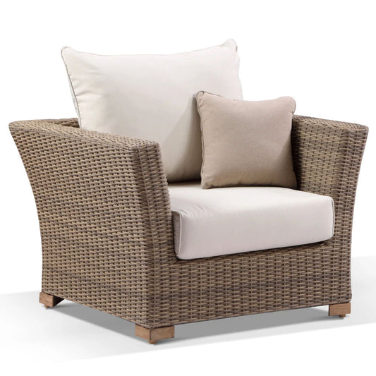Coco 1 Seater Outdoor Wicker Arm Chair