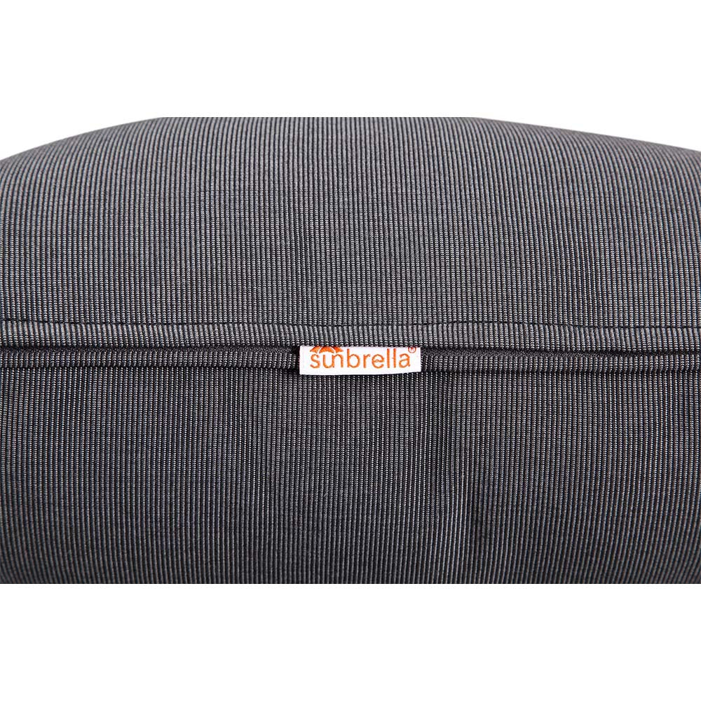 Corfu 3+1+1 Aluminium & Teak Lounge with Coffee Table & Side Table with Sunbrella® cushions