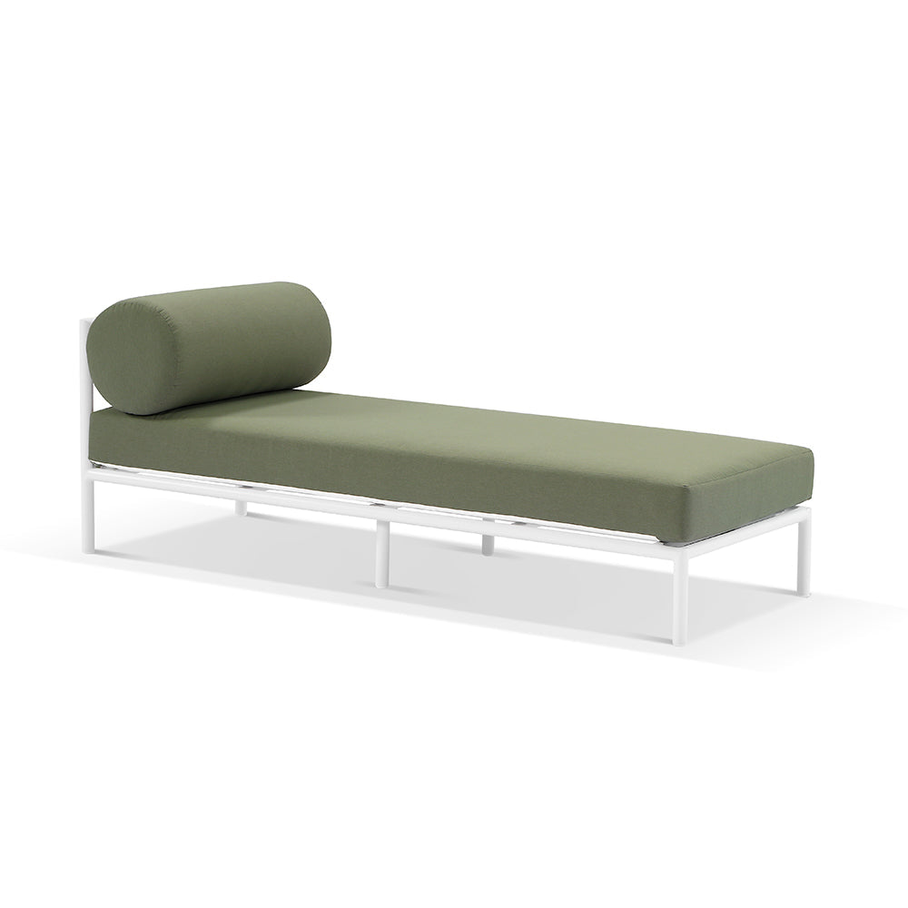 Capella Outdoor Aluminium Single Sun Lounge