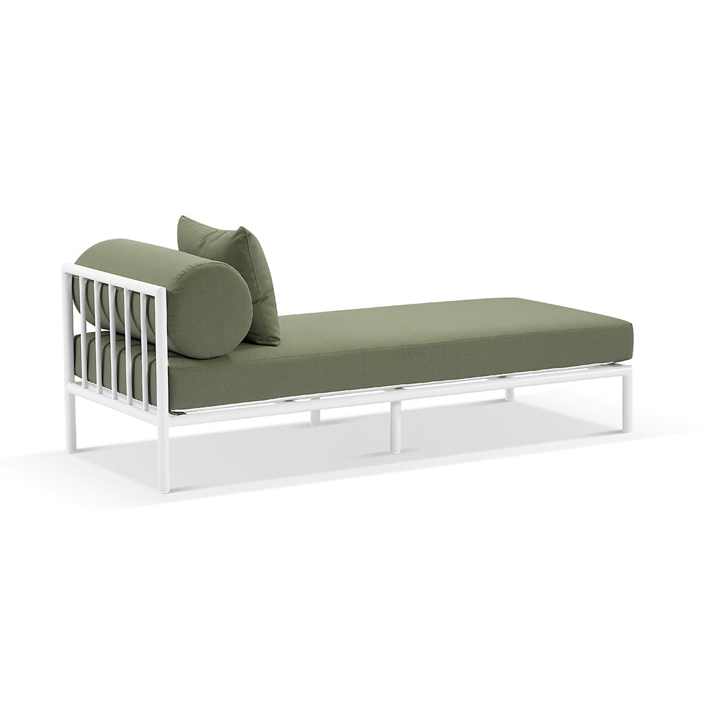 Capella Outdoor Aluminium Single Sun Lounge
