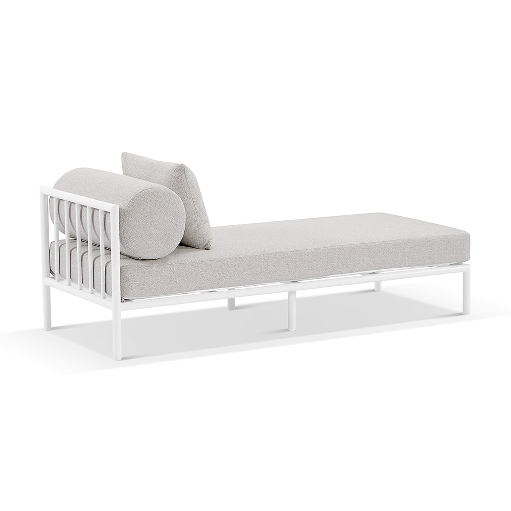 Capella Outdoor Aluminium Single Sun Lounge