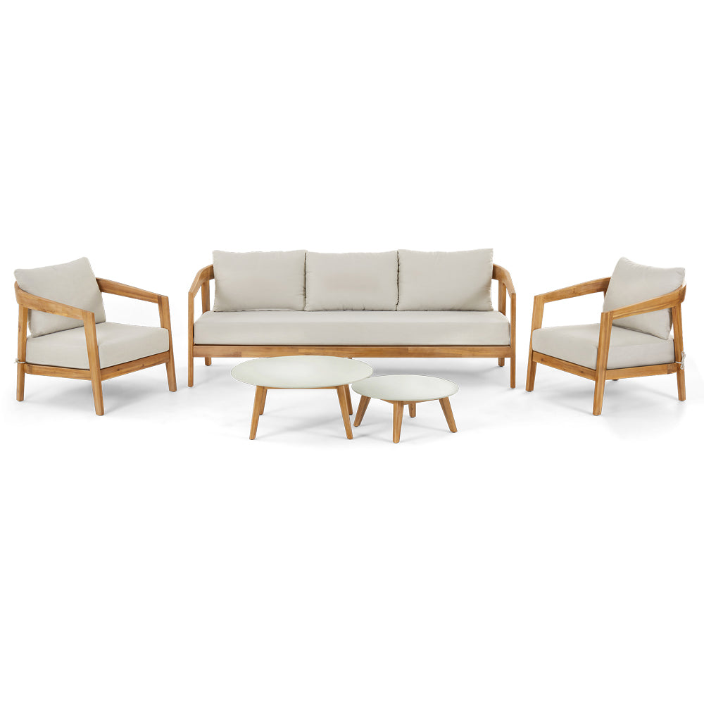 Casuarina 3+1+1 Outdoor Lounge Setting with Coffee Table Set