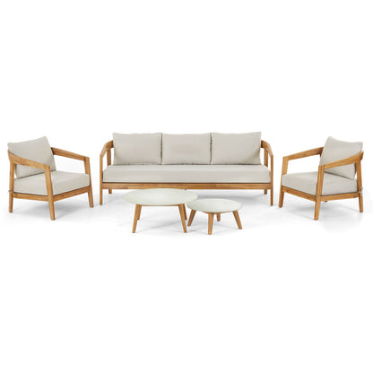 Casuarina 3+1+1 Outdoor Lounge Setting with Coffee Table Set