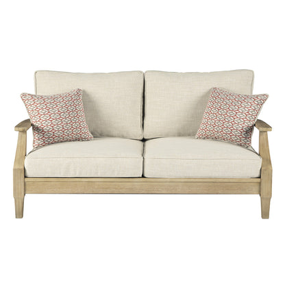 Dakota Outdoor Timber 2 Seater Lounge Sofa