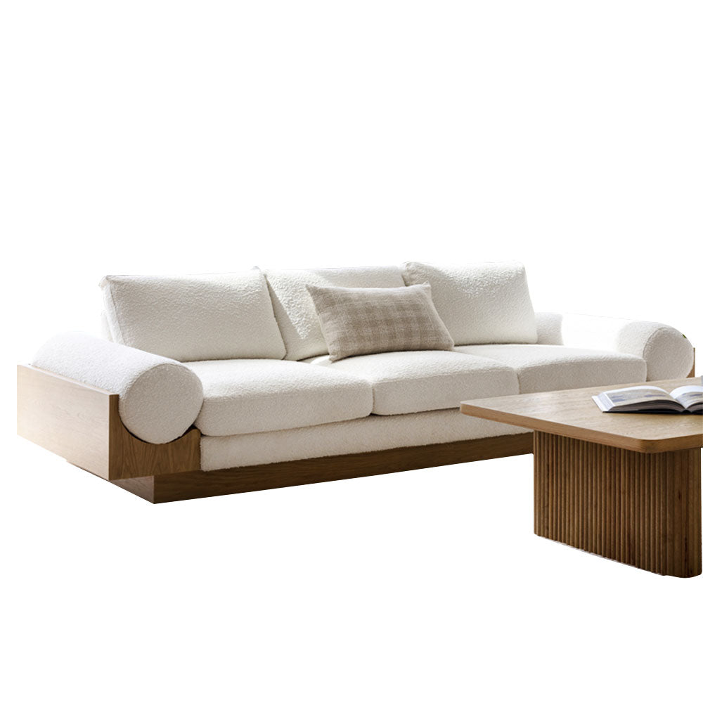 Dover Boucle Sofa 3 Seat Indoor Lounge