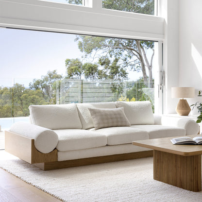 Dover Boucle Sofa 3 Seat Indoor Lounge