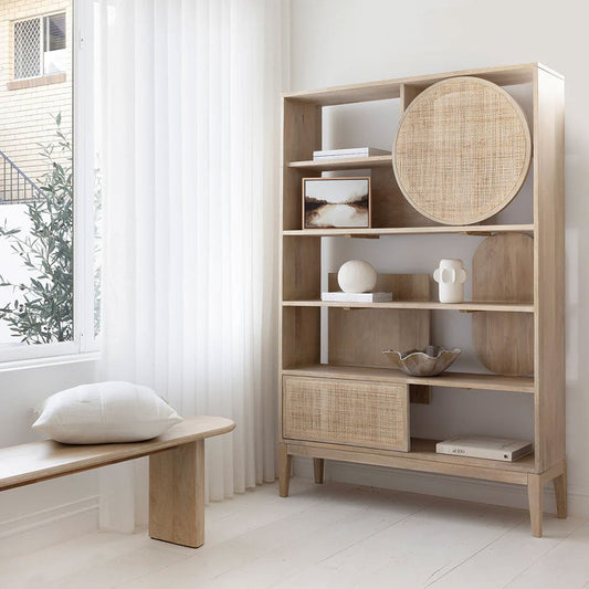 Eden Indoor Mango Wood Bookshelf